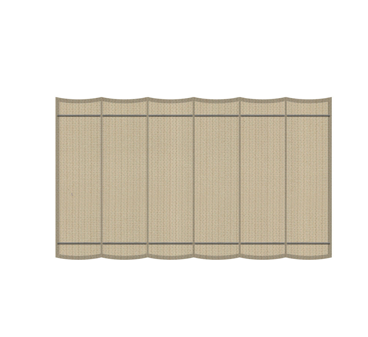 Shadow Comfort Harmonicadoek 2x3m Zand incl.bevestigingsset